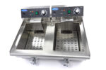 Deep Fryer - 2 x 13L - 2 Baskets - with Drain Tap - imagine 6