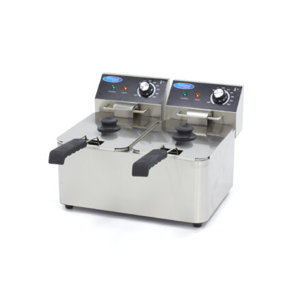 Deep Fryer - 2 x 4L - 2 Baskets - up to 1,5kg of Fries
