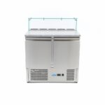 Pizza Prep Fridge - 90cm - 2 Doors - Fits 5 x 1/6 GN - incl Glass Cover - imagine 2
