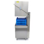 Pass Through Dishwasher - 50 x 50cm - With Rinse Aid and Soap Pumps - Digital Display - 400V - imagine 3