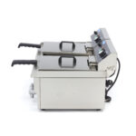 Deep Fryer - 2 x 13L - 2 Baskets - with Drain Tap - imagine 3