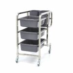 Cleaning Trolley - incl 5 Bins - imagine 4