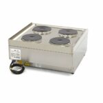 Commercial Grade Cooker - 4 Burners - Double Unit - 60cm Deep - 400V - imagine 4