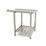Dishwasher Table - 70 x 75cm - Left - with Backsplash and Storage Shelf - imagine 4