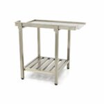 Dishwasher Table - 120 x 75cm - Right - with Backsplash and Storage Shelf - imagine 4