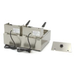 Deep Fryer - 2 x 6L - 2 Baskets - up to 2,4kg of Fries - imagine 4