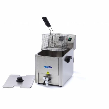 Deep Fryer - 8L - 1 Basket - with Drain Tap