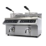 Deep Fryer - 2 x 8L - 2 Baskets - with Drain Tap - Induction - imagine 5