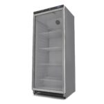Fridge - 600L - Black - with Glass Door