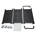 Serving Trolley – 3 Plastic Shelves – 103 x 50,5cm - imagine 6