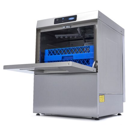 Undercounter Dishwasher - 50 x 50cm - with Rinse Aid Pump - Digital Display - 400V