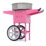 Candy Floss Machine – Ø 52cm – Pink – with Cart - imagine 2