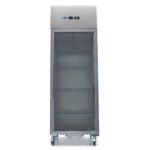 Freezer - 600L - 3 Adjustable Shelves (2/1GN) - Stainless Steel - with Glass Door - imagine 5