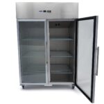 Freezer - 1200L - 6 Adjustable Shelves (2/1GN) - Stainless Steel - with Glass Door - imagine 5