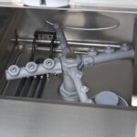 Glass Washer - 35 x 35cm - with Drain, Rinse Aid and Soap Pump - Digital Display - 230V - imagine 9