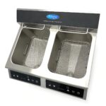 Deep Fryer - 2 x 8L - 2 Baskets - with Drain Tap - Induction - imagine 9