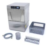 Glass Washer - 35 x 35cm - with Drain, Rinse Aid and Soap Pump - Digital Display - 230V - imagine 10