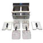 Deep Fryer - 2 x 8L - 2 Baskets - with Drain Tap - Induction - imagine 10