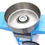 Candy Floss Machine – Ø 52cm – Blue – with Cart - imagine 6