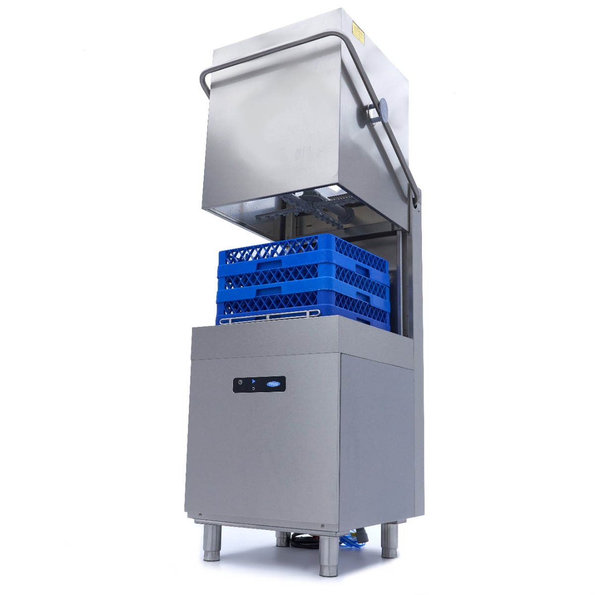 sp-1009-09211008.jpg Pass Through Dishwasher - 50 x 50cm - With Rinse Aid and Soap Pumps - Digital Display - 400V - imagine 1