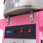 Candy Floss Machine – Ø 52cm – Pink – with Cart - imagine 8