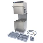 Pass Through Dishwasher - 50x60cm - With Rinse Aid and Soap Pumps - 400V - imagine 12