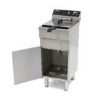 Deep Fryer - 16L - 1 Basket - with Drain Tap and Stand - 400V - imagine 7