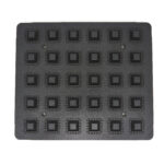 Tartlet Mould - Square - 41/23 mm - 30 pieces - imagine 3