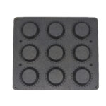 Tartlet Mould - Round - 89/65 mm - 9 pieces - imagine 3