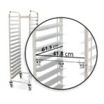 Tray Trolley - Bakerynorm - Fits 16 x Trays (60 x 40cm) - excl Trays - imagine 4