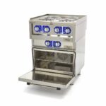 Commercial Grade Stove - 4 Burners - Electric - Double Unit - 60cm Deep - with Oven - imagine 5