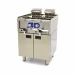 Deep Fryer - 2 x 10L - 2 Baskets - with Drain Tap - 400V - imagine 5