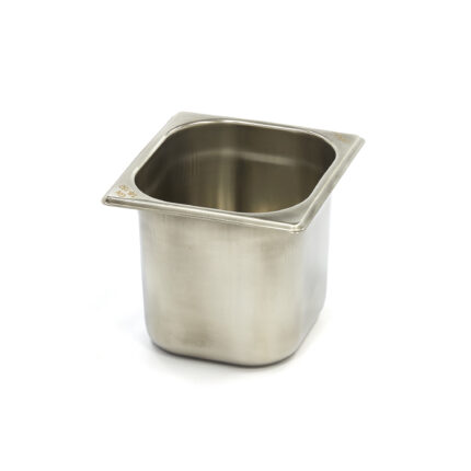 Gastronorm Container - 1/6 GN - 15cm Deep - Stainless Steel