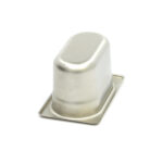 Gastronorm Container - 1/9 GN - 10cm Deep - Stainless Steel - imagine 2