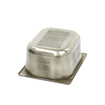 Gastronorm Container - 1/2 GN - 15cm Deep - Stainless Steel - Perforated - imagine 2
