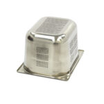 Gastronorm Container - 1/2 GN - 20cm Deep - Stainless Steel - Perforated - imagine 2