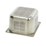 Gastronorm Container - 2/3 GN - 20cm Deep - Stainless Steel - Perforated - imagine 2