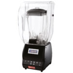 Professional Blender with sound shield, square glass 2 Liters, speed variator, programmable