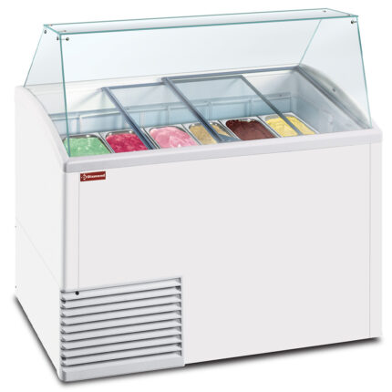 Ice cream display case, 10 trays