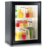 Minibar glass door, 55 liters