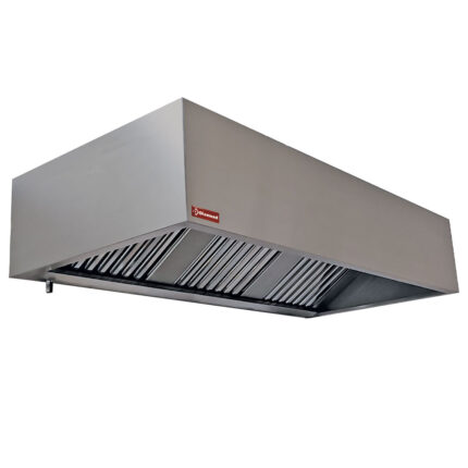 Wall cooker hood 2 labyrinth filtres 500x500 mm