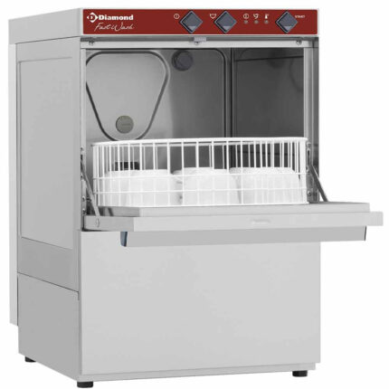 Glass-washer, squared basket 350x350 mm