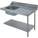 Right hand side pre-wash table (all models)