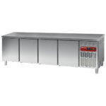 Refrigerated table, ventilated, 4 doors EN 600x400 (760 L)