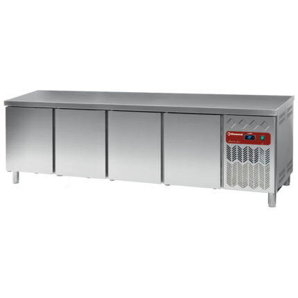 Refrigerated table, ventilated, 4 doors EN 600x400 (760 L)