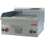 Smooth electric cooking plate "chromium" -Top-