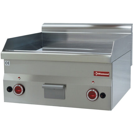 Smooth electric cooking plate "chromium" -Top-
