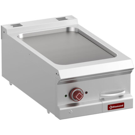 Electric fry top smooth, module 1/2  -Top-