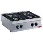 Gas cooker 4 fires, 4x 5.5 KW -TOP-