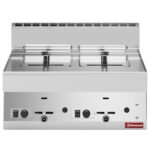 Gas deep fry fryer with 2 baskets of 8 liters -Top-